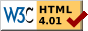 HTML 4.01 Strict v&agrave;lid